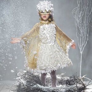 Chasing Fireflies Snowy Owl Costume - Size 8